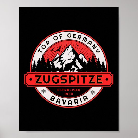 Poster Station de ski de Zugspitze (Devant)