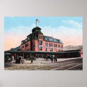 Poster Station de train de Pittsburgh Pennsylvanie