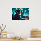 Poster Station de travail (Cuisine)