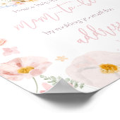 Poster Station d'enveloppe de Baby shower de lapin Somebu (Coin)