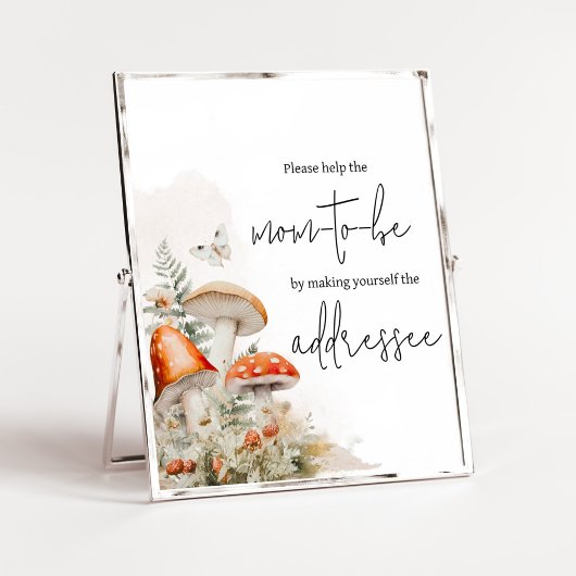 Poster Station d'enveloppe de champignons enchaînés