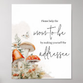 Poster Station d'enveloppe de champignons enchaînés (Devant)