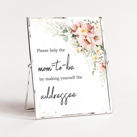 Poster Station d'enveloppe de verdure rose Dusty