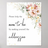 Poster Station d'enveloppe de verdure rose Dusty (Devant)