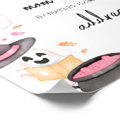 Poster Station d'enveloppe Pink Little Boo Halloween (Coin)