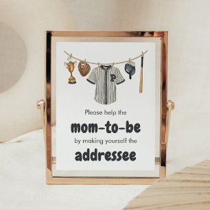 Poster Station d'enveloppes de baseball Little Slugger