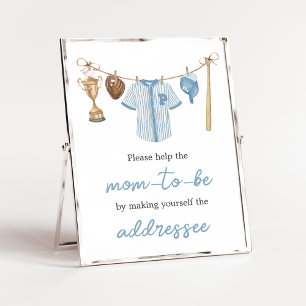 Poster Station d'enveloppes de baseball Little Slugger