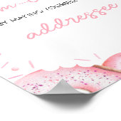 Poster Station d'enveloppes pour bébés Donuts et Diapers (Coin)