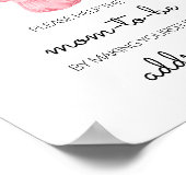 Poster Station d'enveloppes pour bébés filles douces (Coin)