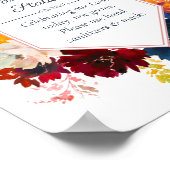 Poster Station d'épuration des Mariages floraux de couleu (Coin)