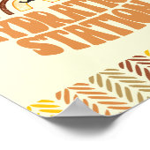 Poster Station d'hydratation 8x10 Ours Boho Woodland Anni (Coin)