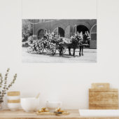 Poster Station d'incendie, pompiers, Transport d'incendie (Cuisine)