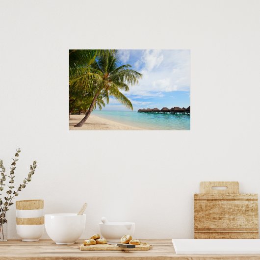 Poster Station exotique (Cuisine)