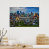 Poster Station Historic Union - Kansas City Canvas Imprim (Cuisine)