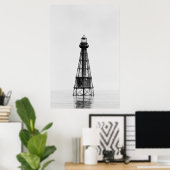 Poster Station lumineuse Ship Shoal (Bureau à domicile)