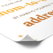 Poster Station Retro Boho Sunshine Baby shower Enveloppe (Coin)