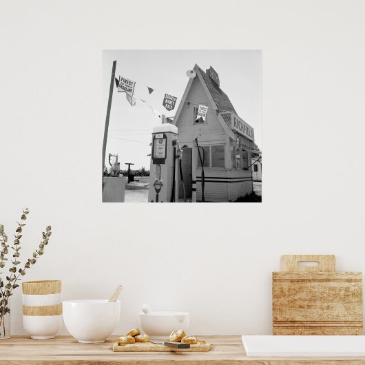 Poster Station-service : 1939 (Cuisine)