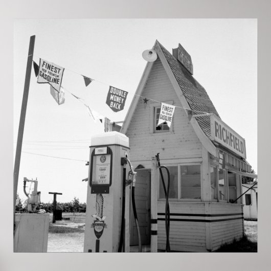 Poster Station-service : 1939 (Devant)