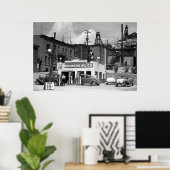 Poster Station-service, 1939 (Bureau à domicile)