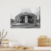 Poster Station-service DC, 1921 (Cuisine)