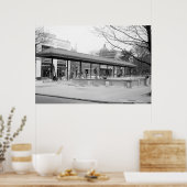 Poster Station-service DC, 1921 (Cuisine)