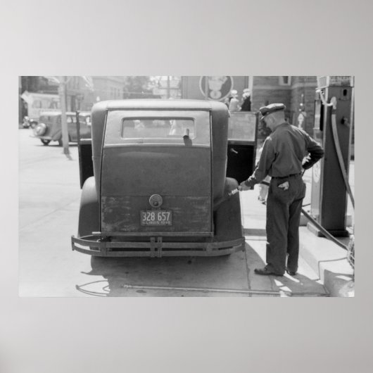 Poster Station-service de Sturgeon Bay : 1940 (Devant)