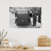 Poster Station-service de Sturgeon Bay : 1940 (Cuisine)