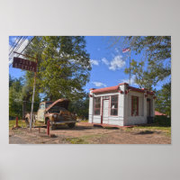 Station-service historique à self-service, Texas