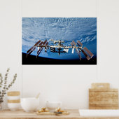 Poster Station spatiale (Cuisine)