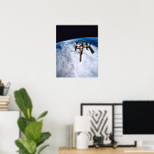 Poster Station spatiale en orbite 11 (Bureau à domicile)