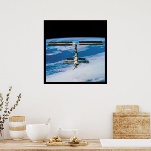 Poster Station spatiale internationale (Cuisine)