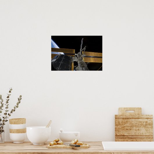 Poster Station spatiale internationale (Cuisine)