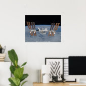 Poster / Station spatiale internationale (Bureau à domicile)