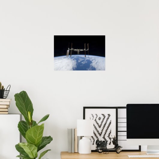 Poster Station spatiale internationale 22 (Bureau à domicile)