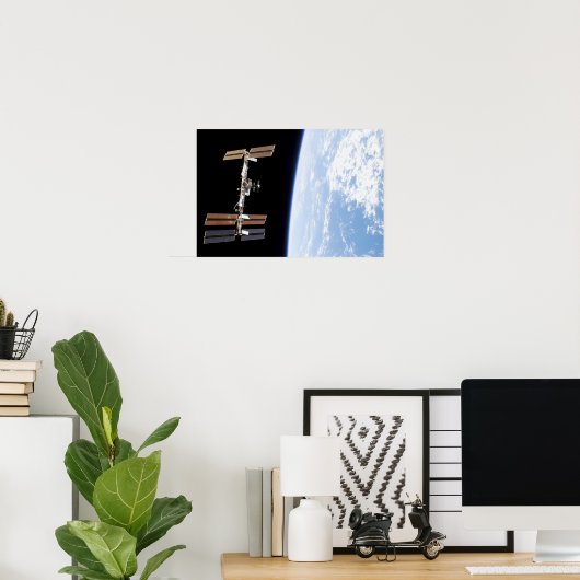 Poster Station spatiale internationale 23 (Bureau à domicile)