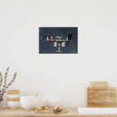 Poster Station spatiale internationale 24 (Cuisine)