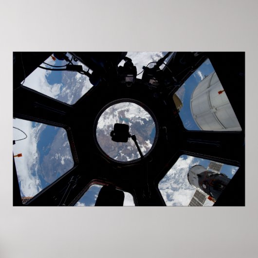 Poster Station spatiale internationale Cupola (Devant)