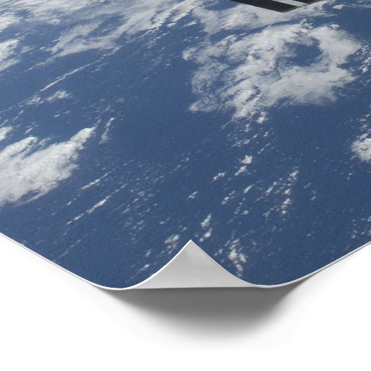 Poster Station spatiale internationale en orbite (Coin)