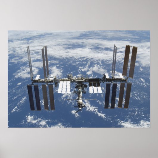 Poster Station spatiale internationale en orbite 2 (Devant)