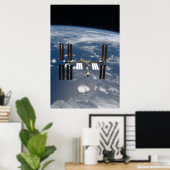 Poster Station spatiale internationale (ISS) (Bureau à domicile)