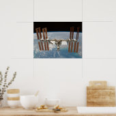 Poster Station spatiale internationale (ISS) (Cuisine)