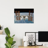 Poster Station spatiale internationale (ISS) (Bureau à domicile)