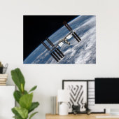 Poster Station spatiale internationale (ISS) (Bureau à domicile)