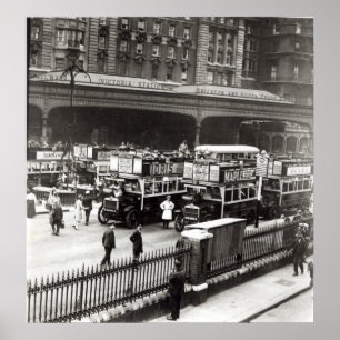 Poster Station Victoria, années 1920