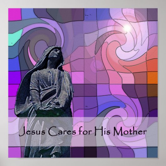 Poster Stations de la Croix 12 (Devant)