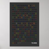 Poster Stations & Lignes : Londres (Dark) (Devant)