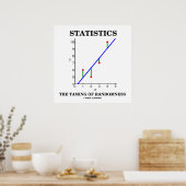 Poster Statistics The Taming Of Randomness Stats Humour (Cuisine)