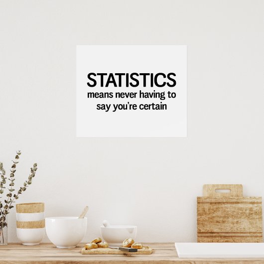 Poster Statistiques (Cuisine)