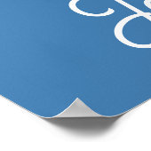 Poster Statistiques de naissance de bébé garçon mignon Bl (Coin)