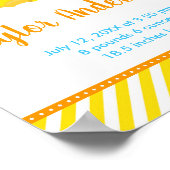 Poster Statistiques de naissance en caoutchouc Ducky Jaun (Coin)